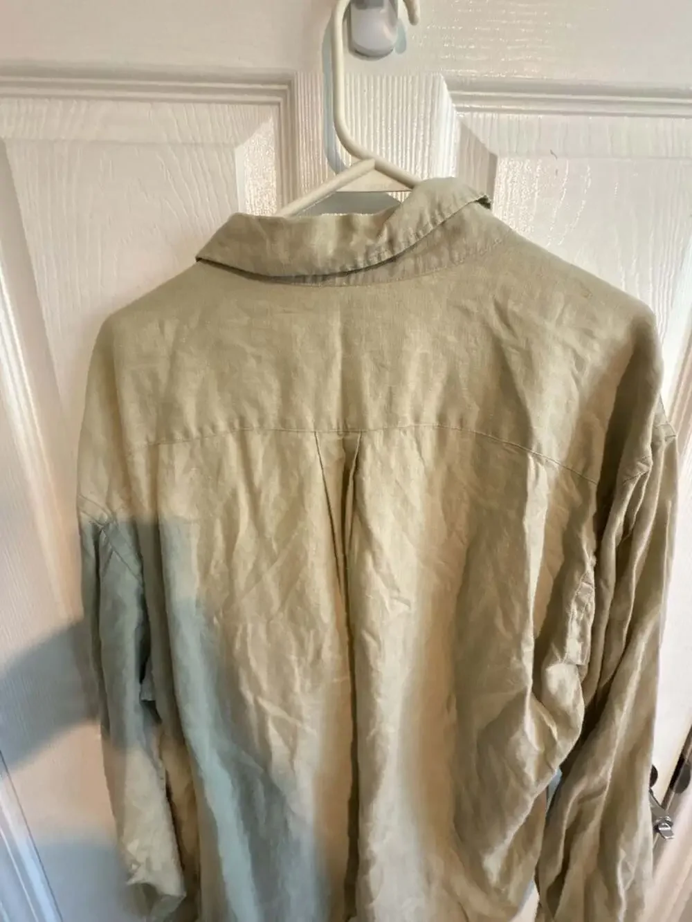 Banana Republic 100% Irish Linen Long Sleeve Button-Down Shirt